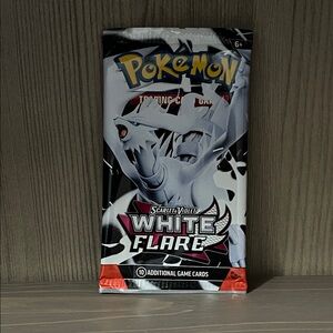 Pokémon TCG: Scarlet & Violet White Flare Booster Pack (Factory Sealed, On Hand)